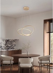 LED затъмняващо се висящо осветително тяло златно Darvin – Trio