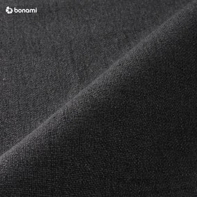 Антрацитно единично легло 120x200 cm тапицирано без ламелно дъно Mattis – Meise Möbel