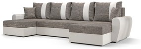 Разтегателен диван в П-образна форма PAVOS, 301x90x140, kornet 02/D511