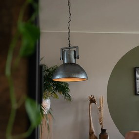 Индустриален висящ аплик сив 40 см - Samia Sabo