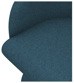 Син тапициран трапезен стол Kanoa – Makamii