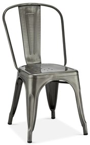 Светлосиви метални трапезни столове в комплект от 2 Korona - Furnhouse