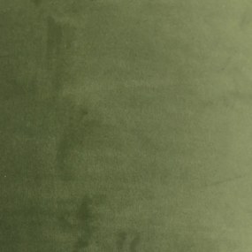 Кадифен абажур зелен 50/50/25 със златист интериор