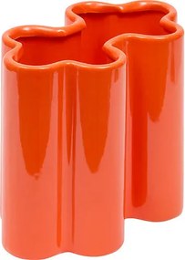 Ваза atmosphera Flow, Керамика, Оранжев, 17 cm