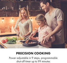 Klarstein Delicatessa 60 Hybrid, вграден готварски плот, индукция, 4 зони, 7000 W