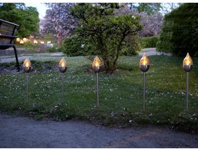 Комплект от 3 външни LED светлинни декорации, височина 40 см Olympus - Star Trading