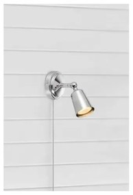 Стенна лампа за контакт в сребрист цвят Tiny – Markslöjd