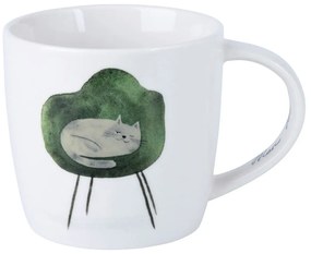 Бяла порцеланова чаша 400 ml Best Feline Friends – Maxwell &amp; Williams