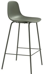 Пластмасов бар стол в цвят каки (височина на седалката 67,5 cm) Whitby – Unique Furniture