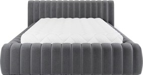 Тапицирано легло Carlito-Тъмносиво-140 x 200