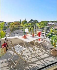 Градинска квадратна маса Hesperide Greensboro,70x70x71 cm - Графит