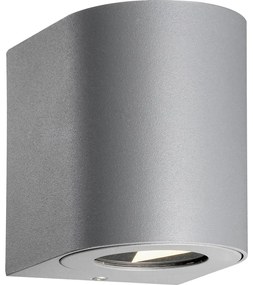 Nordlux - LED външно стенно осветително тяло CANTO 2xLED/5,5W/230V IP44 сиво