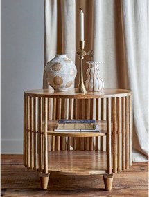 Кръгла масичка за кафе от масивно манго в естествен цвят ø 60 cm Sali – Bloomingville