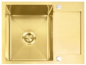 Стоманена мивка Paul BRUSH GOLD