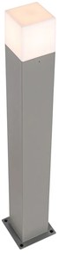 Модерна външна подова лампа сива 70 см IP44 - Denmark
