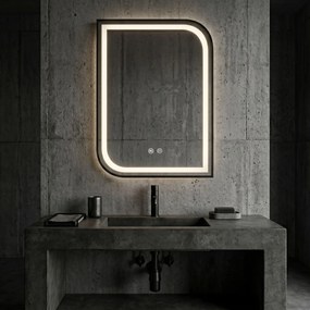 Огледало LED ZONE 80X60  BLACK