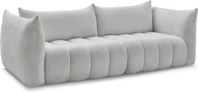 Светлосив диван от прежда с примки от букле 286 cm Azra – Bobochic Paris