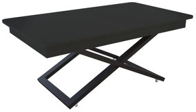 Разтегателна маса с повдигащ механизъм Барселона - МДФ Черно 190