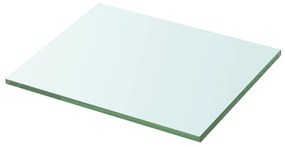 3051544 vidaXL Рафтове, 2 бр, панели прозрачно стъкло, 20x20 см