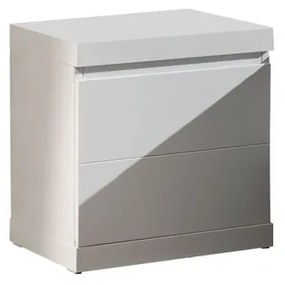 Бяло нощно шкафче Бяло, широчина 44 cm Lara - Vipack