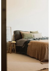 Памучно одеяло в цвят жълта охра 130x180 cm Handloom – Lorena Canals