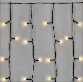 LED външна гирлянда 100xLED/1x2m IP44 топла бяла светлина