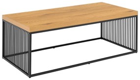 Масичка за кафе с дъбов плот в естествен цвят 60x120 cm Strington – Actona