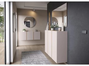 Комплект за коридор в кремав и естествен цвят 168x200x27 cm Libbiano – Germania