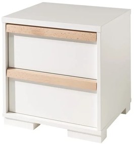 Бяло детско нощно шкафче London – Vipack