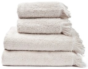 Комплект от 2 кремави кърпи и 2 кърпи за баня, изработени от 100% памук , 50 x 90 + 70 x 140 cm - Bonami Selection