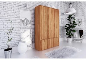 Гардероб от букова дървесина 135x206 cm Vento 3 - The Beds