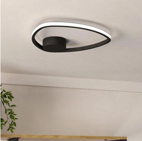 Eglo 902148 - LED таванно осветително тяло MOSCHELLA LED/9,7W/230V черно