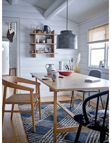 Антрацитен ютен килим 150x245 cm Cat – Bloomingville