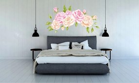 Уникален стикер за стена с мотив на роза 100 x 200 cm