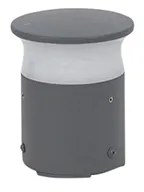 Модерна външна лампа тъмно сива 12 см вкл. LED - Bar