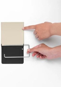 Държач за тоалетна хартия Brabantia ReNew 1006265, Устойчива на корозия, Бежов
