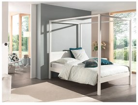 Бяло детско легло 140x200 cm PINO CANOPY – Vipack