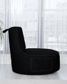Градински пуф EVA Sport, цвят Черен