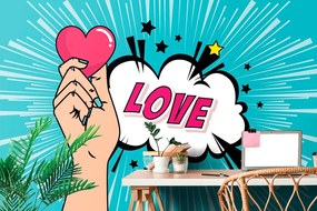 Тапет – С поп арт дизайн - LOVE