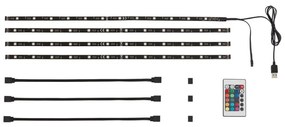 Brilo - LED RGBW димируем лента за TV 3м LED/2,5W/USB + DO