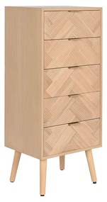 Скрин Home ESPRIT Естествен Дърво от пауловния Дървен MDF 42 x 34 x 101 cm