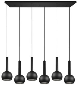 Черно висящо осветително тяло Ciliana – CINQUE