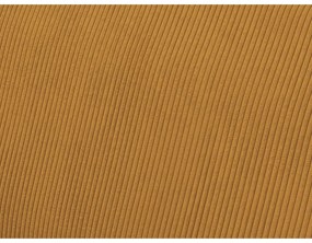 Сгъваем/с място за съхранение ъглов диван от рипсено кадифе в цвят горчица Voltaire – Bobochic Paris