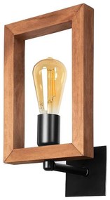 Аплик ТИЕРА, палисандър, 1xE27