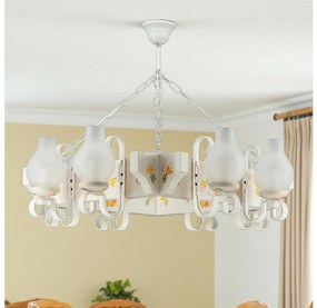 Brilagi - Полилей на верига QUEEN 8xE14/40W/230V бук/кремав