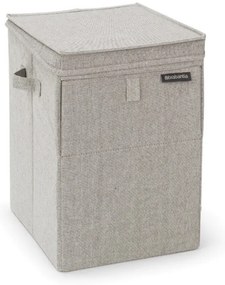 Кутия за пране Brabantia Stackable 1000827, 35 л, Преден отвор, Широк капак, Сгъваема, Сив