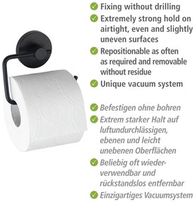 Черен държач за тоалетна хартия Vacuum-Loc® Milazzo - Wenko