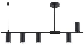 Полилей на штанга URANOS 5xGU10/10W/230V черен