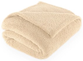 Бежово одеяло от микроплюш 150x200 cm Cocoon – Tiseco Home Studio