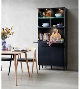 Тъмно сив шкаф за вино 89x76 cm Mistral 004 - Hammel Furniture